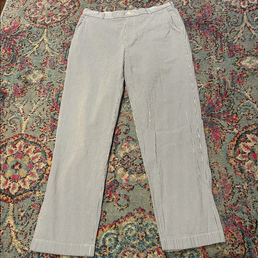 Searsucker Dress Pants |‎ Size 35 x 32